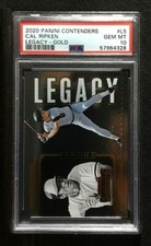 2020 Panini Contenders Cal Ripken Legacy Gold #L5 PSA 10 GEM MINT #57964328