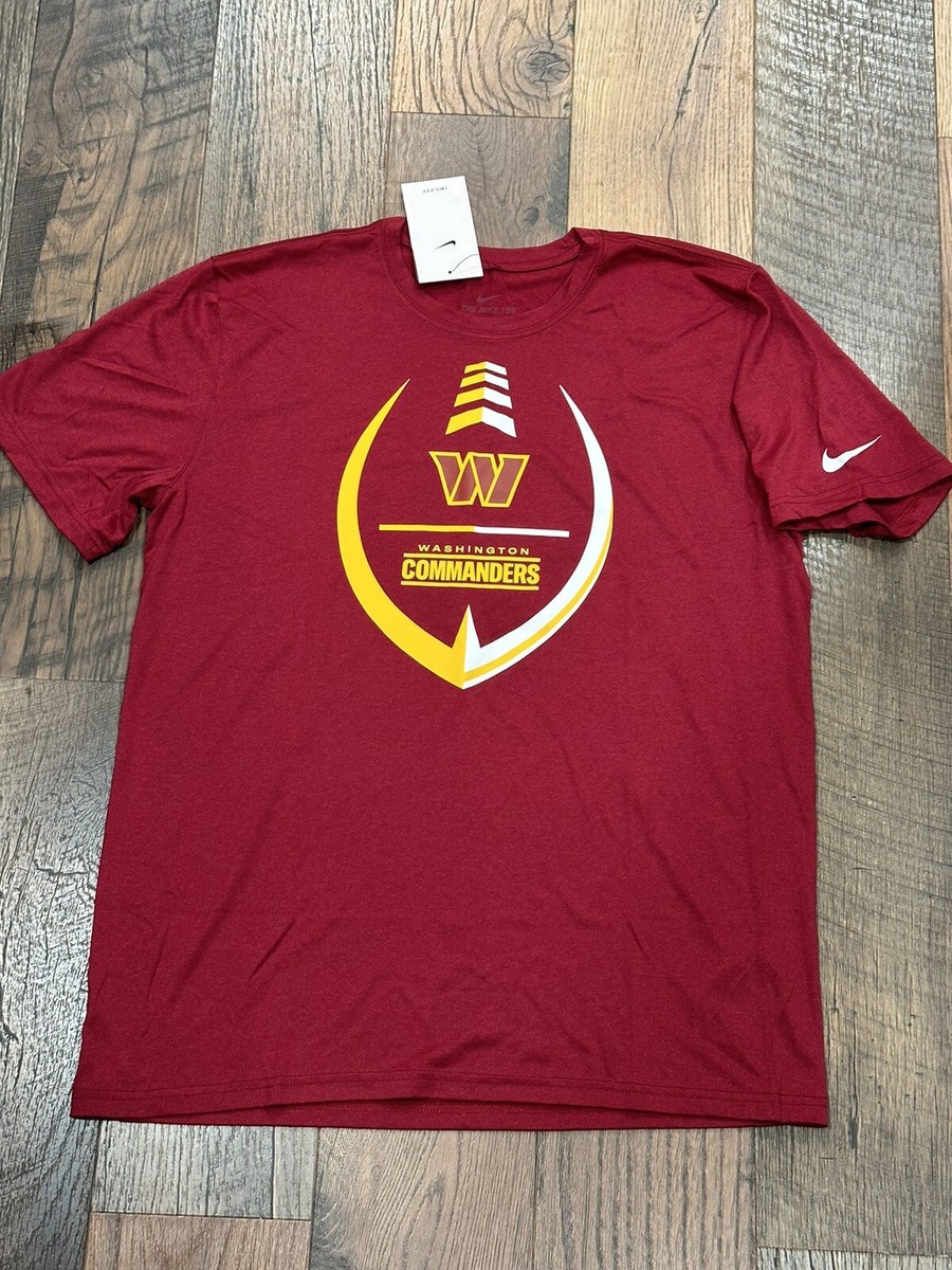Washington Commanders Maroon And Yellow Shirt Nike Washington