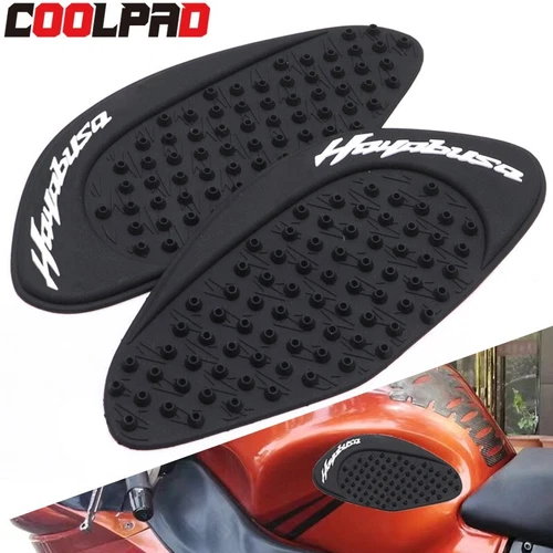 Fuel Tank Knee Traction Gas Pad Protector For Suzuki GSXR1300 Hayabusa 1999-2024 - Picture 8 of 9