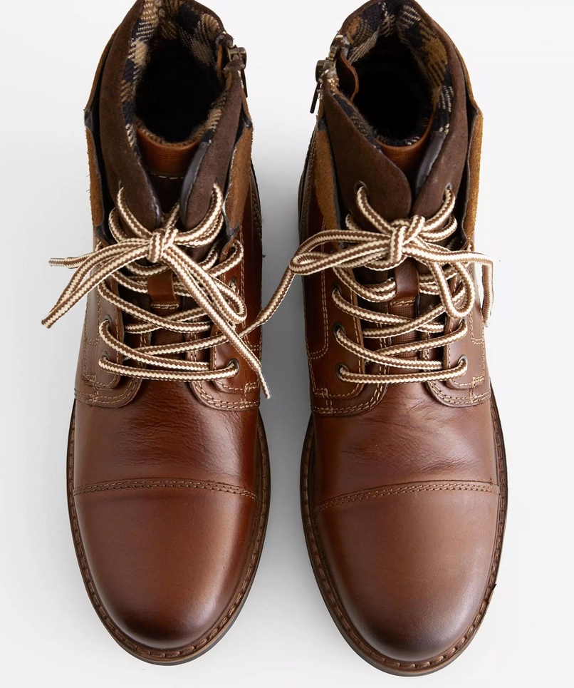 OUTPOST MAKERS CHESTNUT LEATHER EVERET BOOTS SZ 9.5 distressed Flaw** Outpost Makers Everet Leather Boot - Men main image 4