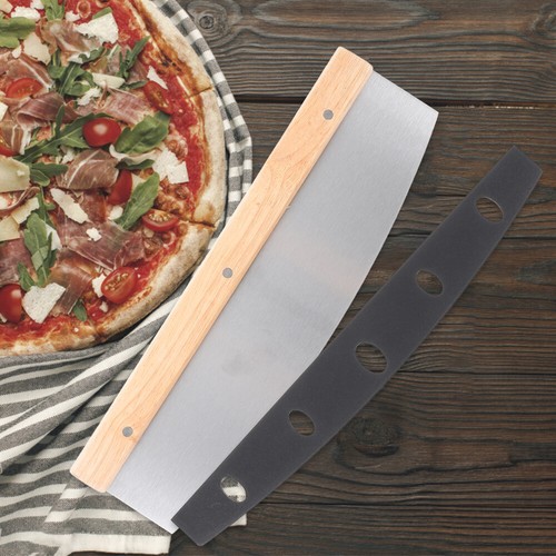 Edelstahl Pastry Cutter Pizza Schneiden Werkzeug Teig Schaber - Bild 5 von 12