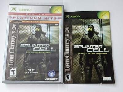 Tom Clancy's Splinter Cell (Microsoft Original Xbox 2002) - Platinum Hits, Great