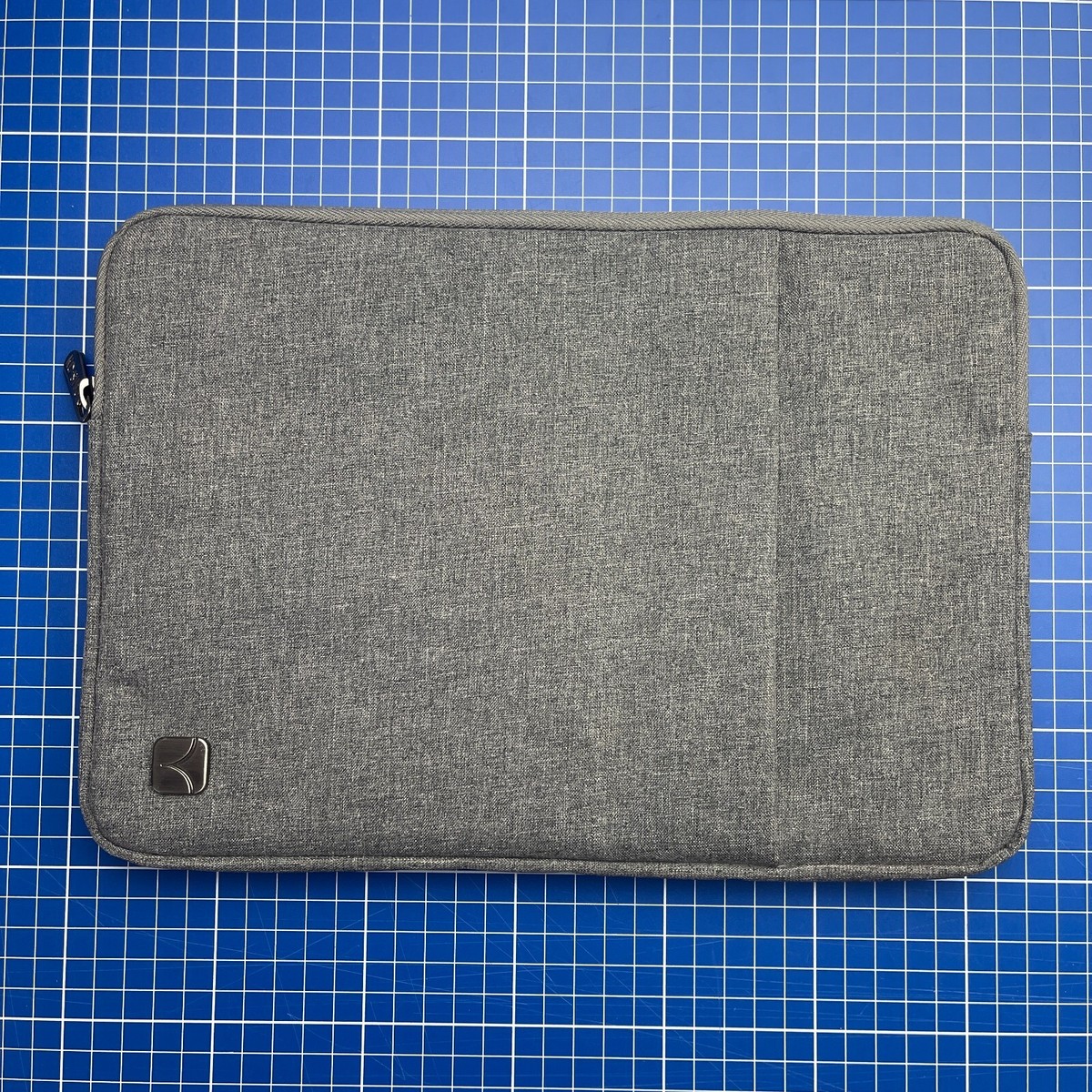 Caison Light Grey Padded iPad/Tablet Sleeve 12x 8” UK