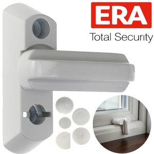 Details About White Sash Jammer Upvc Window Door Frame Blocker Home Security Safety Latch Era
