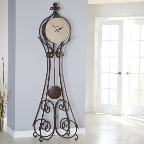 Howard Miller | Vercelli Floor Clock Aged Ironstone & Burnished Gold 615-004&nbsp;
