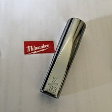 Milwaukee 7/16 in x 3/8 In. Dr  6-Point Deep Socket Free USA Shipping