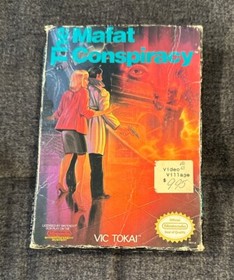 The Mafat Conspiracy Nintendo NES ~ In Original Box! Works Great! Fast Shipping!