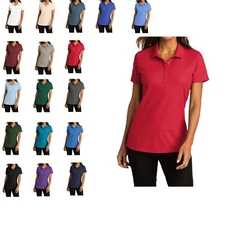 Mafoose Women's Short Sleeve Easy Care SuperPro React Polo Shirt LK810