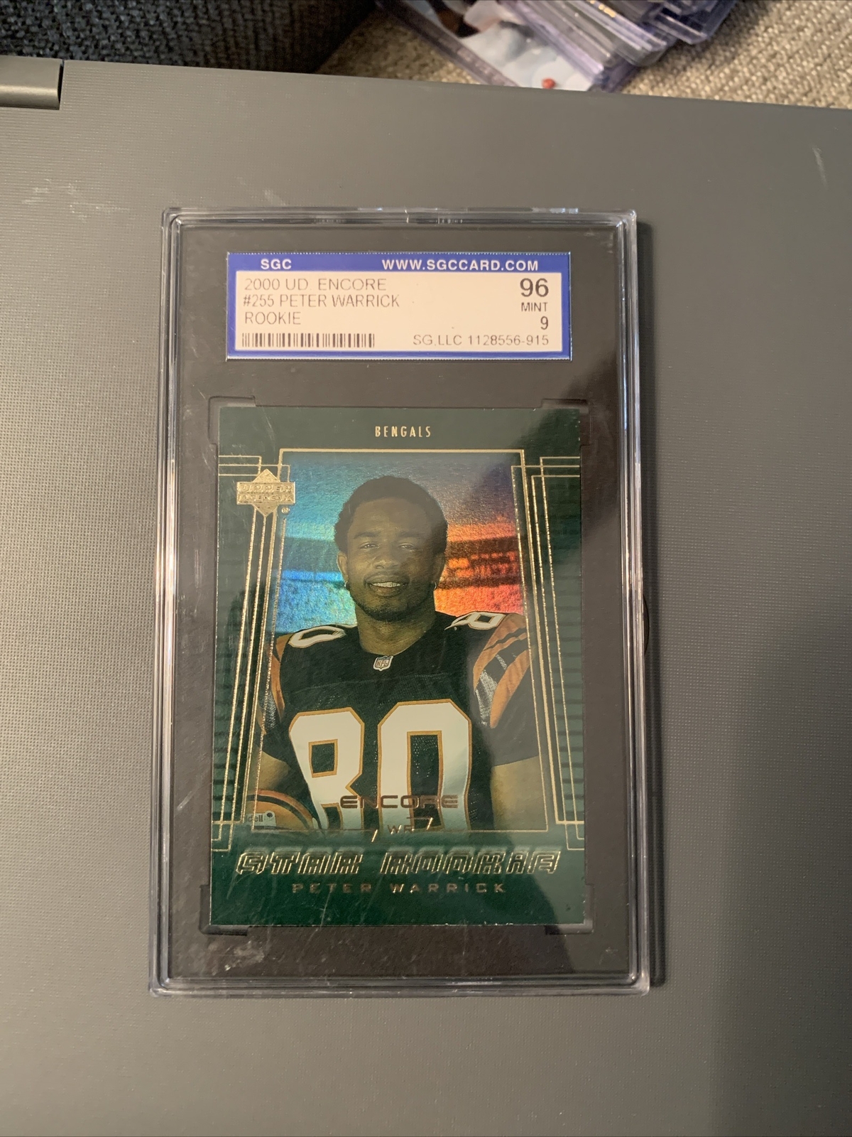 Peter Warrick Upper Deck Encore #255 Base