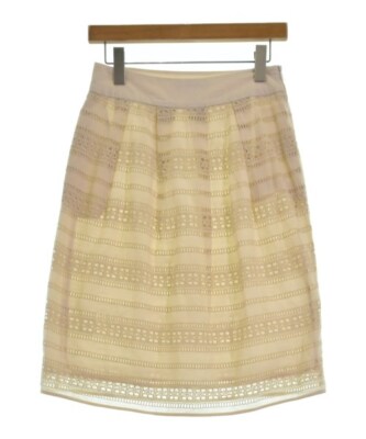 MAX MARA WEEK END LINE Knee-length Skirt Beige(Lace) (Approx