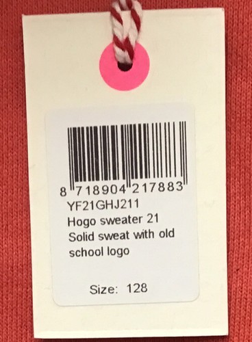 NWT Oilily Girls Hogo Sweater Solid Sweater With Old School Logo Size 128 (8yrs) - Picture 5 of 5