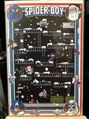 Spider-Boy #2 Marvel Comics2023 Matthew Waite 8 Bit Gaming Edition Trade Variant
