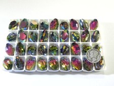 Vitrail Medium 18x12mm Vintage Swarovski 4871 Oval Fireball Stones