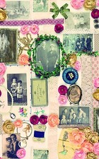 2mtrX45cm CHABBY CHIC FLORAL FLOWER SELF ADHESIVE STICKY BACK PLASTIC VINYL FILM