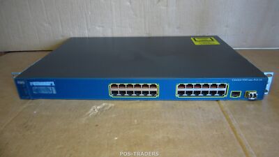 Cisco WS-C3560-24PS-S V05 PoE 3560 Switch 24x 10/100 Ports INCL 1x GLC-SX-MMD