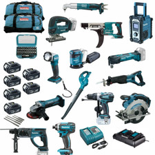 MAKITA 18V Akku Werkzeug MEGA SET XXL 20tlg Combo Kit Maschinen Geräte +6xBL1850