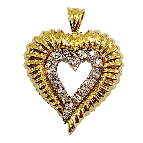 Christian Dior Necklace with 4 Hearts -- GLD Gold Top Ladies | eBay