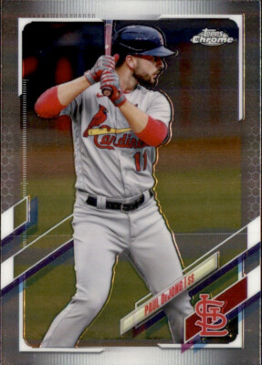 2021 Topps Chrome Paul DeJong St.Louis Cardinals #118
