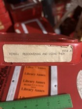 16MM FILM EDUCATIONAL FILM, Verbs: Recognizing And Using Them, 1960