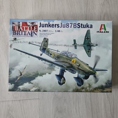 Junkers Ju87B Stuka, Italeri 2807 Model Kit scale 1/48
