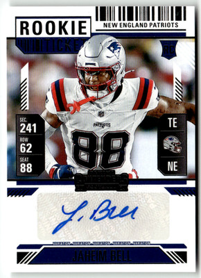 Panini 2024 Contenders NFL No. 154 Jaheim Bell Rookie Auto