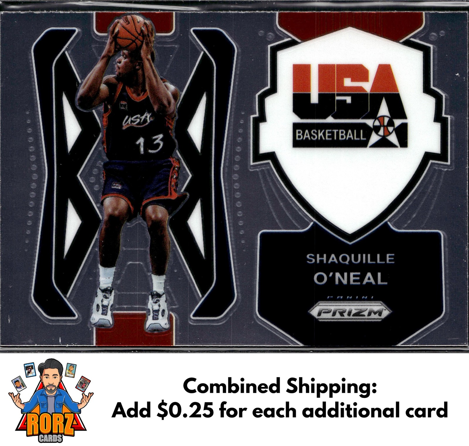 2021-22 Panini Prizm #10 Shaquille O'Neal USA Basketball