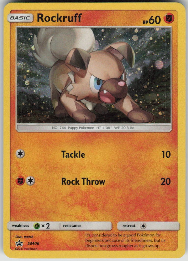 Rockruff - Promo Holo Sun & Moon Promo LP SM06