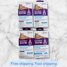 FOR 4 Genuine Comfort Zone Single  Multicat Calming Refill 1 Pack Each NEW SHIP