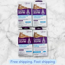 FOR 4 Genuine Comfort Zone Single & Multicat Calming Refill 1 Pack Each NEW SHIP