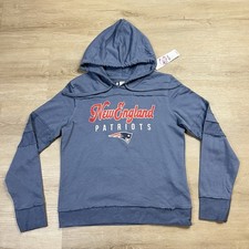 New England Patriots NFL Team Apparel Lightweight Hoodie Womens Size Small NWT