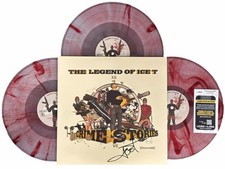 Ice-T signed 12" Vinyl Record The Legend of Ice T: Crime JSA Authentication