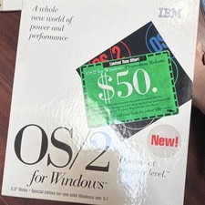 IBM OS/2 for Windows v2.1 Operating System 3.5" Floppy Disks for Windows 3.1