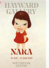 Poster mostra Yoshitomo Nara 2025 Hayward Gallery Regno Unito 4 Stati Uniti