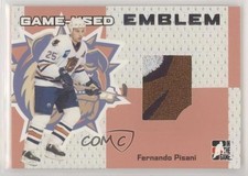 2006-07 ITG Heroes and Prospects Game-Used Emblems Fernando Pisani #GUE-20 1j8