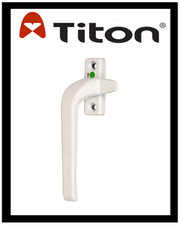 COCKSPUR DERWENT NON LOCKING WHITE LEFT HAND / Titon Face Fixed Window Handle