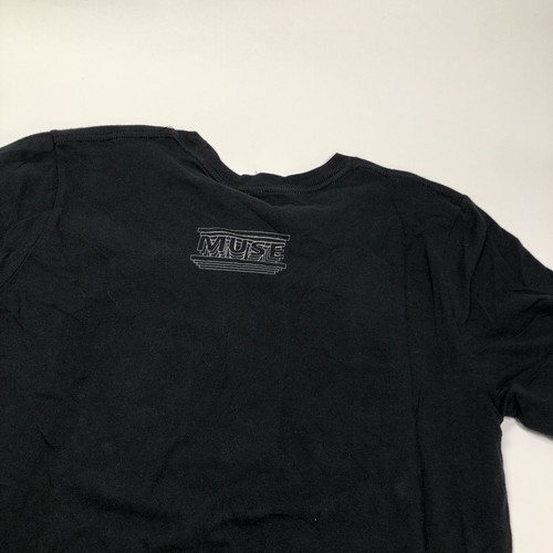Muse Simulation Theory 2018 Album Band Logo Double Sided Medium Black T Shirt - Picture 9 of 9