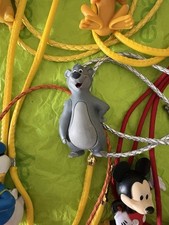 Disney Cartoon Bolo Tie Lot Multicolor Plastic Gold Tone Slide Adjustable