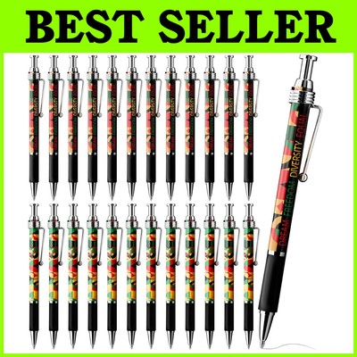 Geometric Pattern Juneteenth Ballpoint Pens - Pack of 200