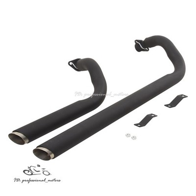 Slip for Honda Shadow ACE 750 VT750C 1997-2003 Exhaust System Black Header Pipe