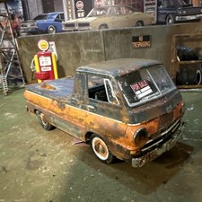 1964 Dodge A100 Pickup Truck - Barn Find Cars- 124 Diecast - Weathered