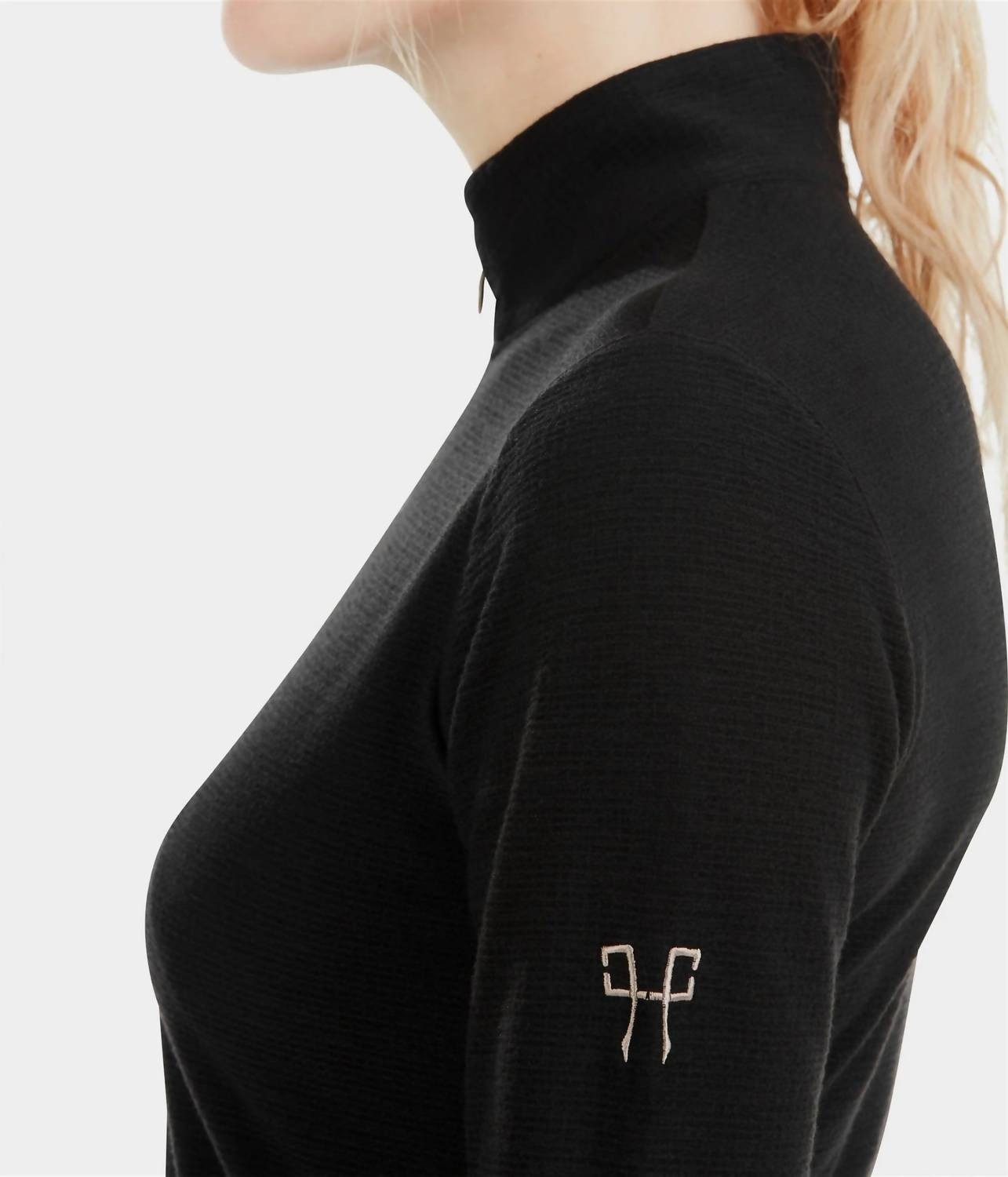 Horse Pilot Suntech Long Sleeve Sun Shirt Black Women's XS