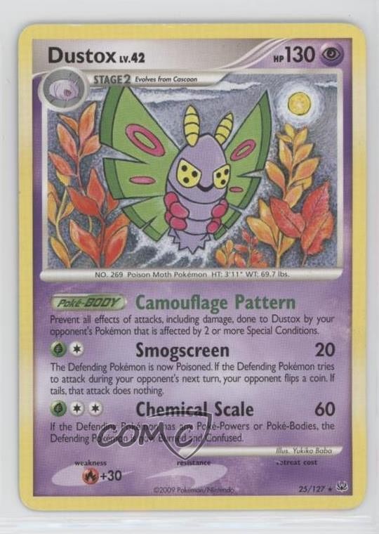Dustox Pokémon Platinum #25 2009
