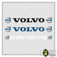 3-teiliges Aufkleber Set VOLVO Tamiya LKW 1:14 RC Truck Modellbau Sticker