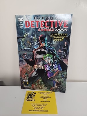 Batman Detective Comics #1000 SE With Auto Inker Jaime Mendoza W/authenticity 