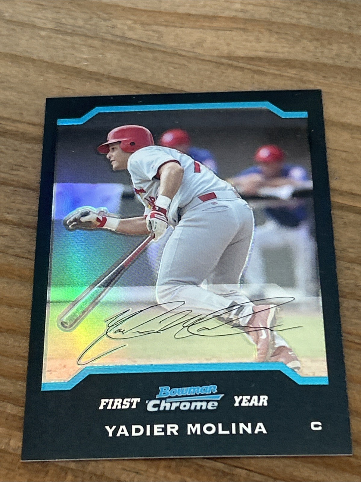 2004 Bowman Chrome Refractor Yadier Molina #301 Rookie