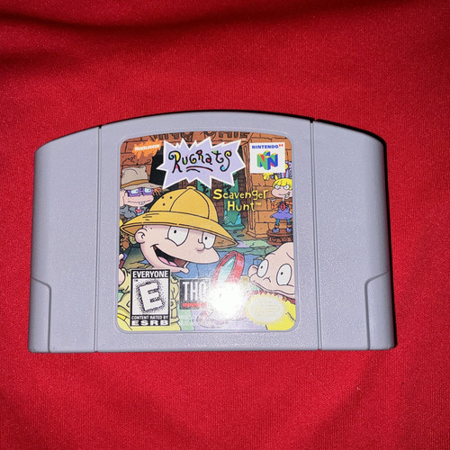 Rugrats Scavenger Hunt - Gioco Nintendo N64 Autentico TESTATO FUNZIONANTE - Foto 1 di 6