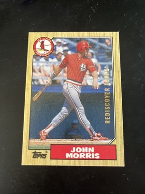JOHN MORRIS 2017 TOPPS REDISCOVER GOLD STAMP SSP SP 1987 BUYBACK #211 RARE!