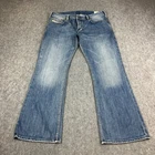Diesel Mens Jeans Bootcut Relaxed Baggy 34 30 Mid Wash Blue Vintage Zathan Y2K