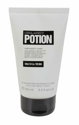 DSQUARED2 POTION 3.4 oz Men's Hair and Body Wash Shower Gel Cologne NEW Unboxed