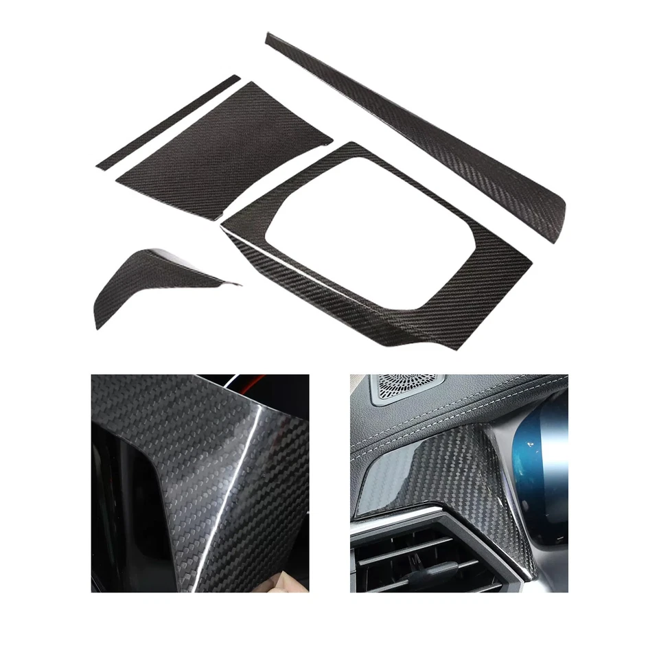 Комплект накладок на внутреннюю отделку из настоящего углеродного волокна для 2020–22 BMW 330i 430i G20 G21 GRD - Изображение 4 из 4